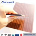 Factory price Wooden grain curtain wall aluminum composit panel